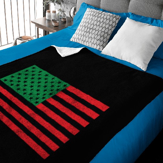 African American Flag Baby Blankets