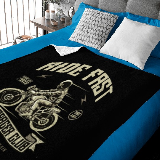 Ride Fast Baby Blankets