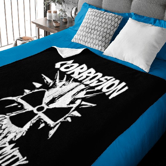 Corrosion Of Conformity Old School Logo Baby Blankets