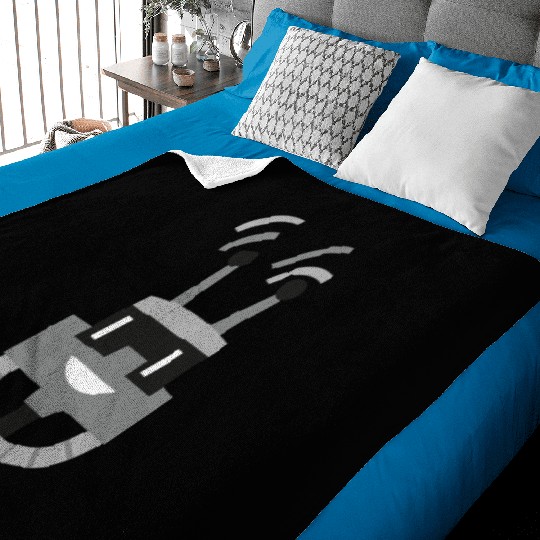 one leg robot Baby Blankets