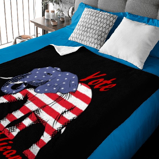 Vote Republican Baby Blankets