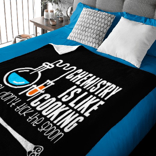 Chemistry Is Like Cooking Baby Blankets