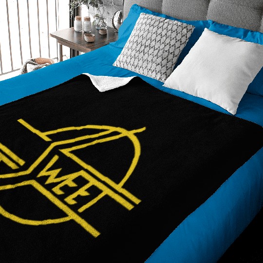 New THE SWEET BAND Glam 70s Classic Rock Band 70s Baby Blankets
