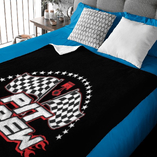 Pit Crew Great For Racing Teams Or Just For Fun Baby Blankets