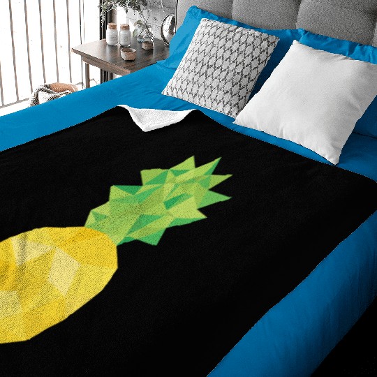 pineapple, pine apple, triangle, food Baby Blankets