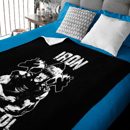 Iron Mongol Warrior Baby Blankets