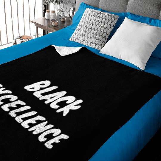 black excellence hipster grandma Baby Blankets