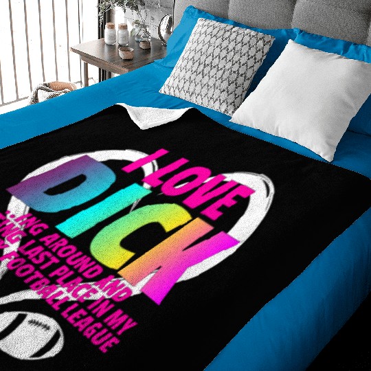 Fantasy Football Loser - I Love Dicking Around Baby Blankets