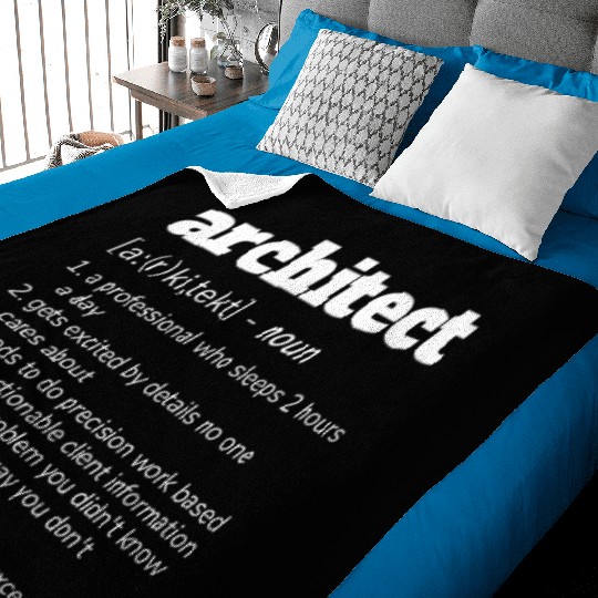 Architect Definition Baby Blankets, Funny Architects