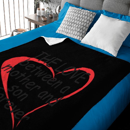 The Love Between a Mother and Son Baby Blankets