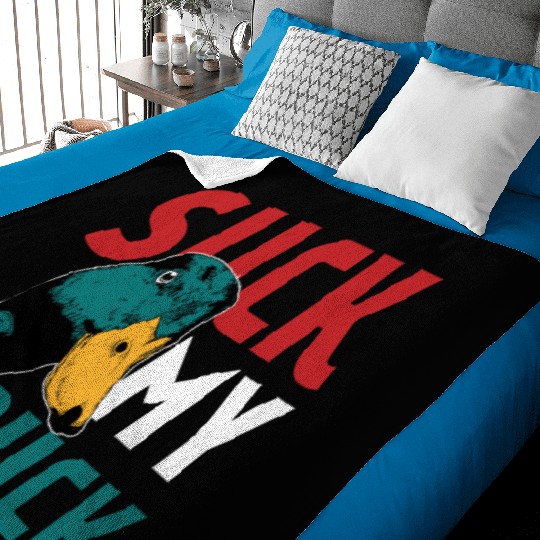 Animal Print - Suck Duck Baby Blankets