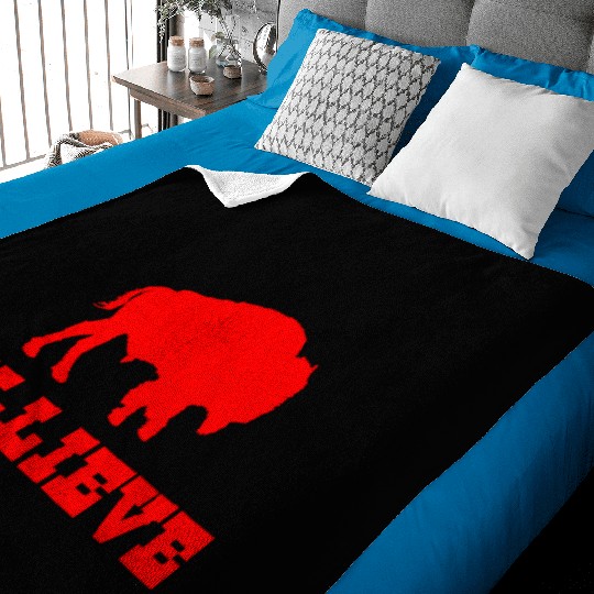Bills Mafia Billieve - Buffalo Football Baby Blankets