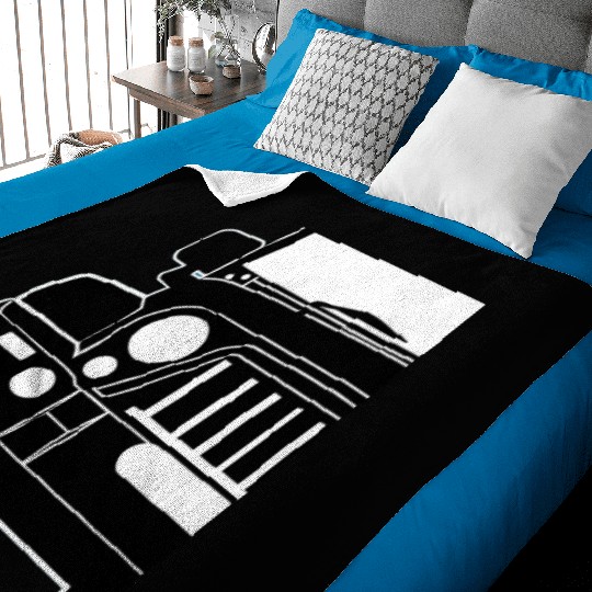 jeep wrang Baby Blankets