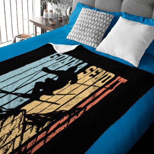 Gonna Send It - Ski Vintage Gift Baby Blankets
