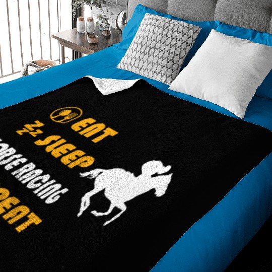 Horse Racing - gift for men and women Baby Blankets