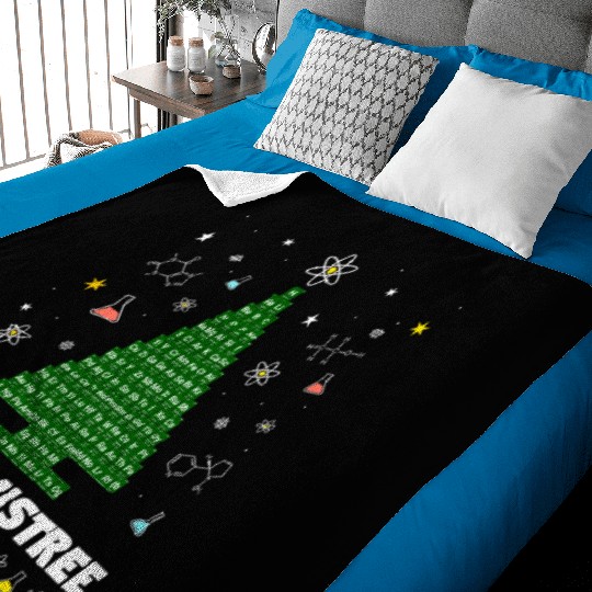 Oh Chemistree Periodic Table Christmas Tree Baby Blankets