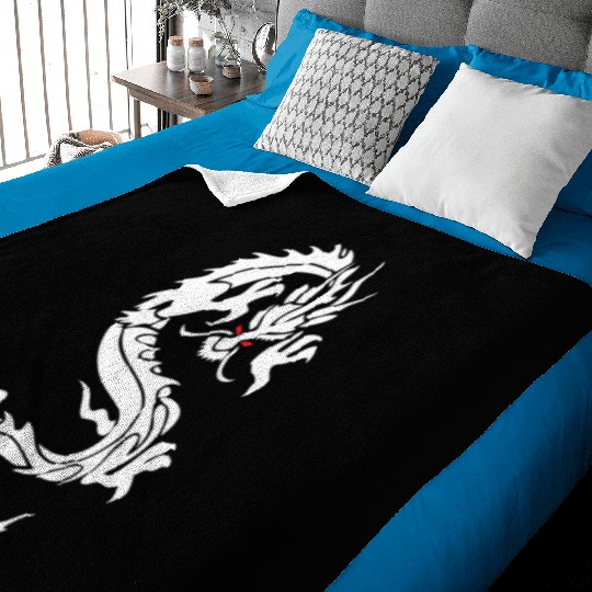 CHINESE DRAGON MMA Baby Blankets