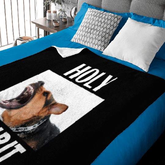Holy Spirit dog barking Baby Blankets