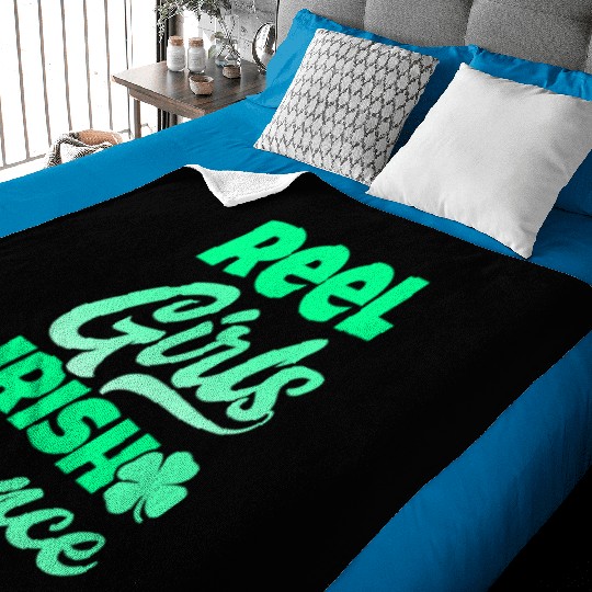 Irish Dance Reel Girls Irish Dance Gift Baby Blankets