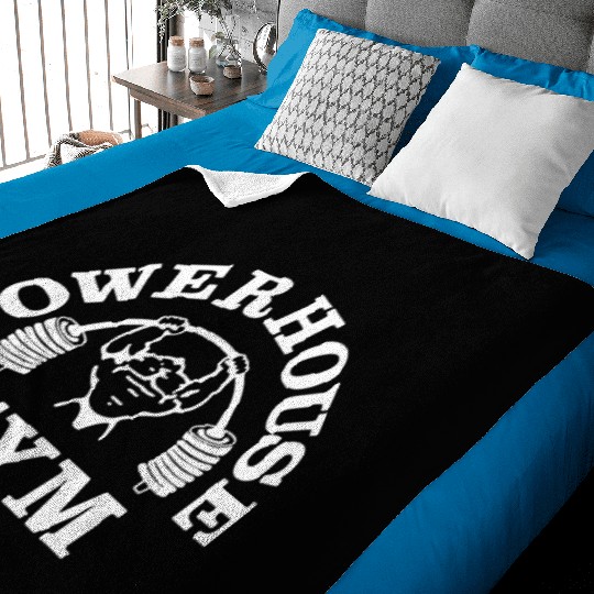 Fashion Bodybuilding Power House Gym Fitness Baby Blankets