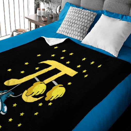 Pi Flossing Funny Pi Day Baby Blankets