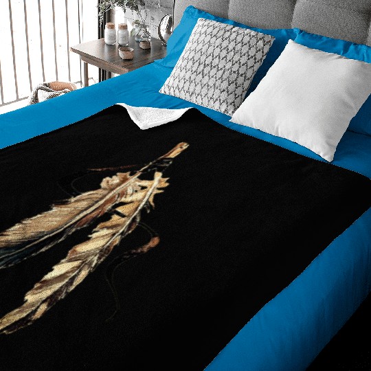 Southwest Native American Indian Tribal Art Baby Blankets