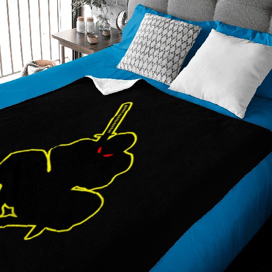 Dark Ninja Warrior Ninja Shadow Ninja Lover Baby Blankets