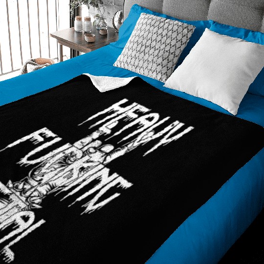HEAVY METAL Baby Blankets