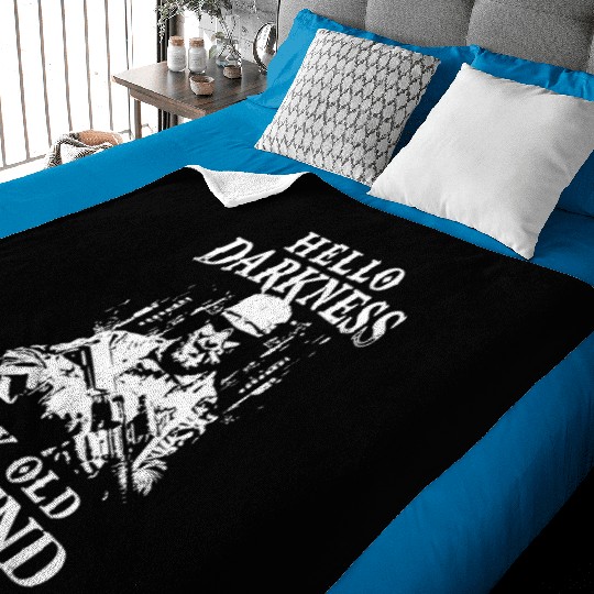 hello darkness my old friend smole patriotic veter Baby Blankets