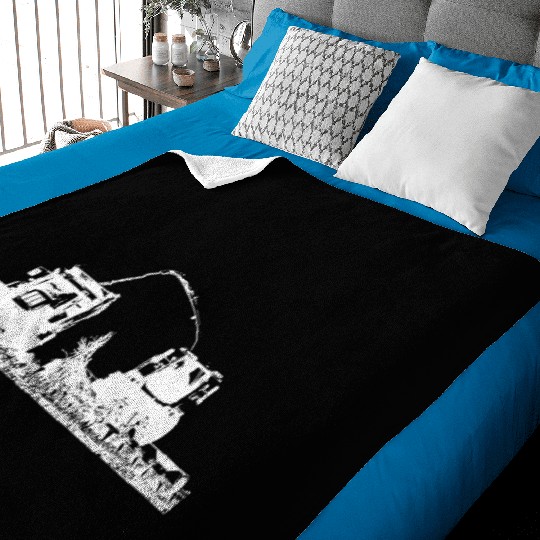 Corn chopper chopping corn harvester farmer Baby Blankets