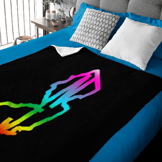 New Jersey Gay Pride LGBTQ Baby Blankets