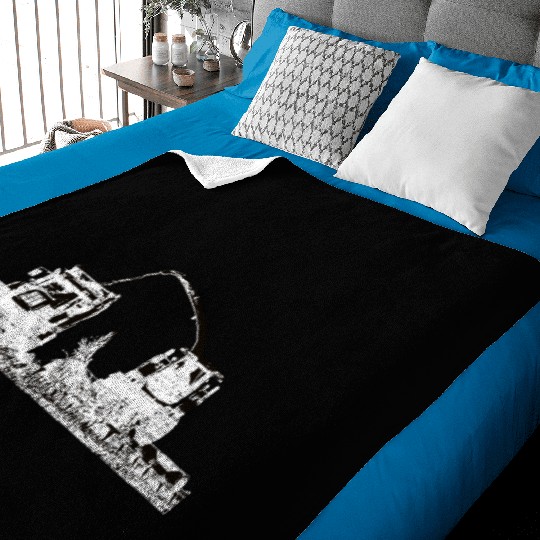 Corn chopper chopping corn maize farmer Baby Blankets