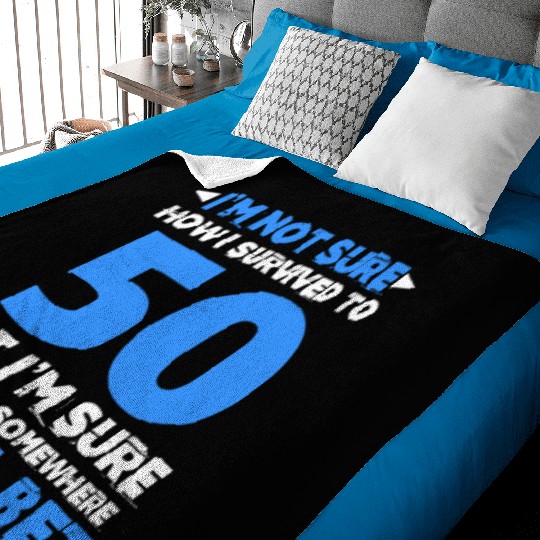 50th Birthday Baby Blankets