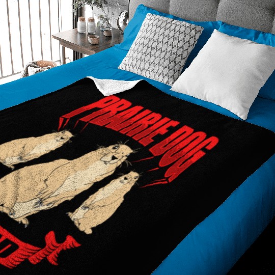 Prairie Dog Groundhog Squirrel Xerini Rodent Baby Blankets