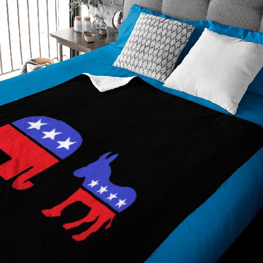 Democrat Republican Baby Blankets