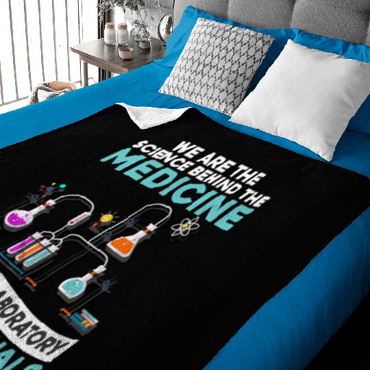Medicine Laboratory Science Scientist Labor Baby Blankets
