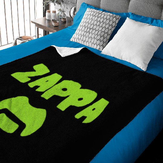 New FRANK ZAPPA Eccentric Rock Icon Logo 70s Men s Baby Blankets