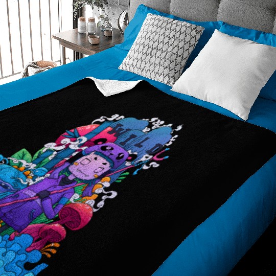 Wild Adventure Doodle art Baby Blankets