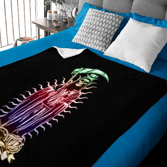 Santa Muerte - Santisima Muerte - Holy Death Baby Blankets