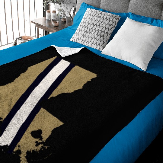 new orleans louisiana helmet stripe Baby Blankets