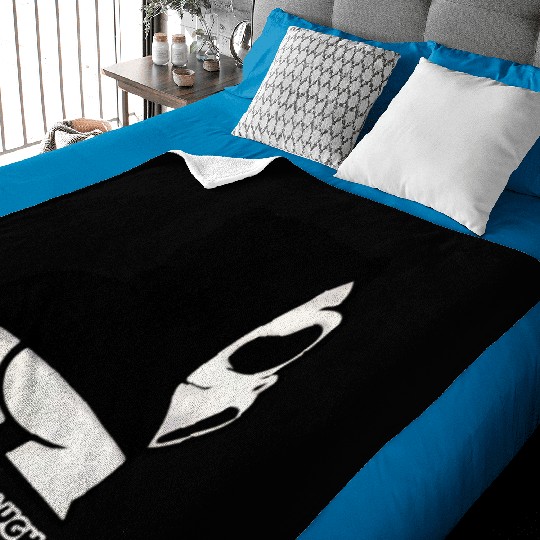 Ghost creature scream or laugh Baby Blankets