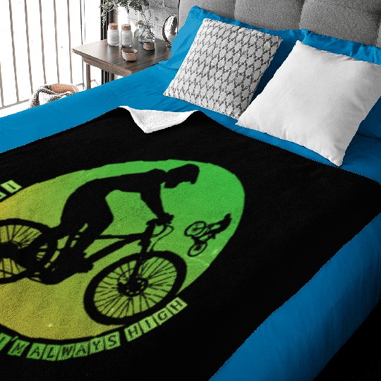 Mountainbike Mountainbiking Bike Born to Drive Baby Blankets