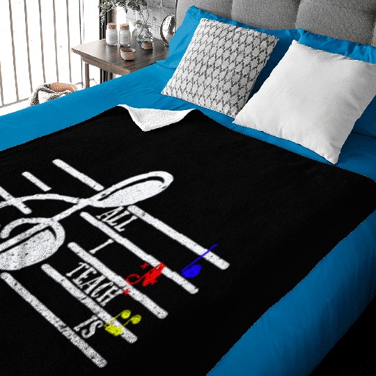 Music Teacher Baby Blankets