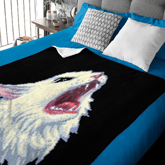 8 bit Screamin Thurston the Cat meme 2 Baby Blankets