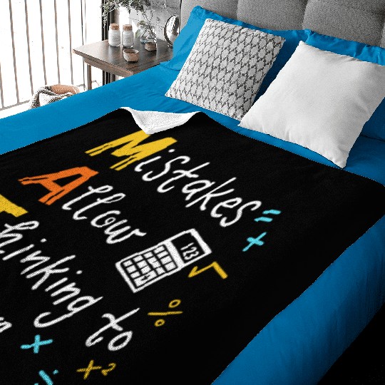 Math Teacher Baby Blankets