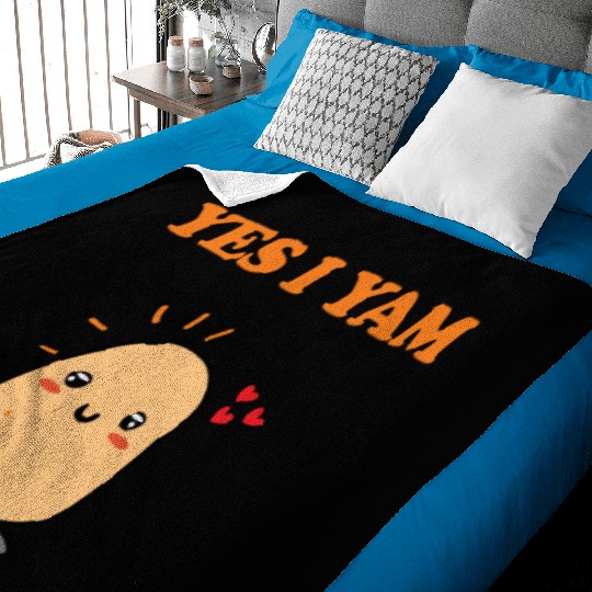 She Is My Sweet Potato Yes I Yam Couple Goals Baby Blankets