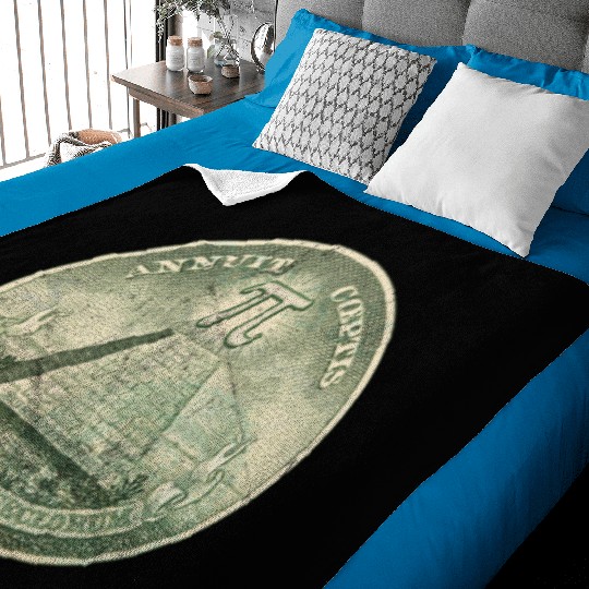 Illuminati Pi Great Seal 3.14 Pi Day Baby Blankets