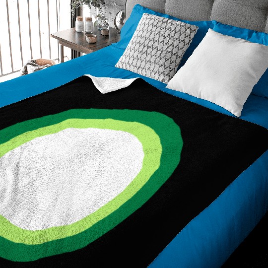 circle orbital drug mood hippie nature flower gift Baby Blankets