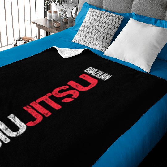 Brazilian Jiu Jitsu Vintage Baby Blankets