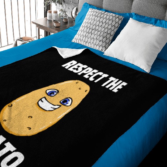 Respect The Potato Baby Blankets